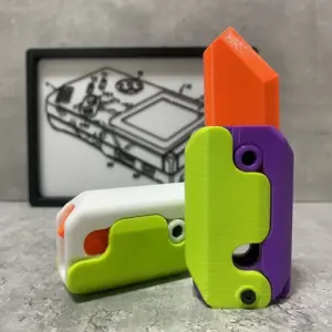 3D Toys Plastic Carrot Gravity Knife